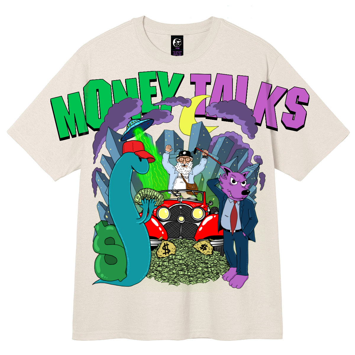 GoodTalk x SlowBucks Money Talks Tee