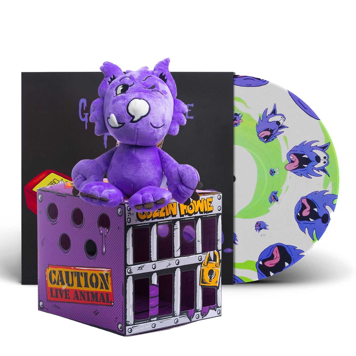Limited Edition Deluxe Picture Disc Vinyl + Cuzzin Howie Plushie