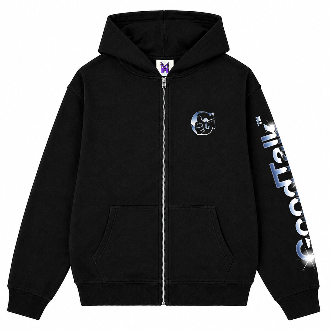Chrome Zip Hoodie - GoodTalk