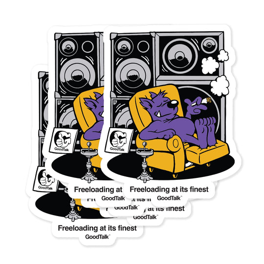 Freeloading Sticker - GoodTalk