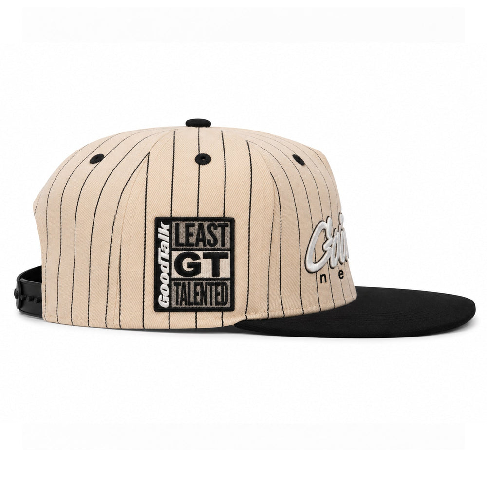 GoodTalk New York Pinstripe Snapback Cap - GoodTalk