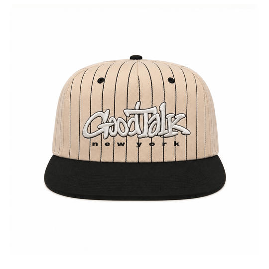 GoodTalk New York Pinstripe Snapback Cap - GoodTalk