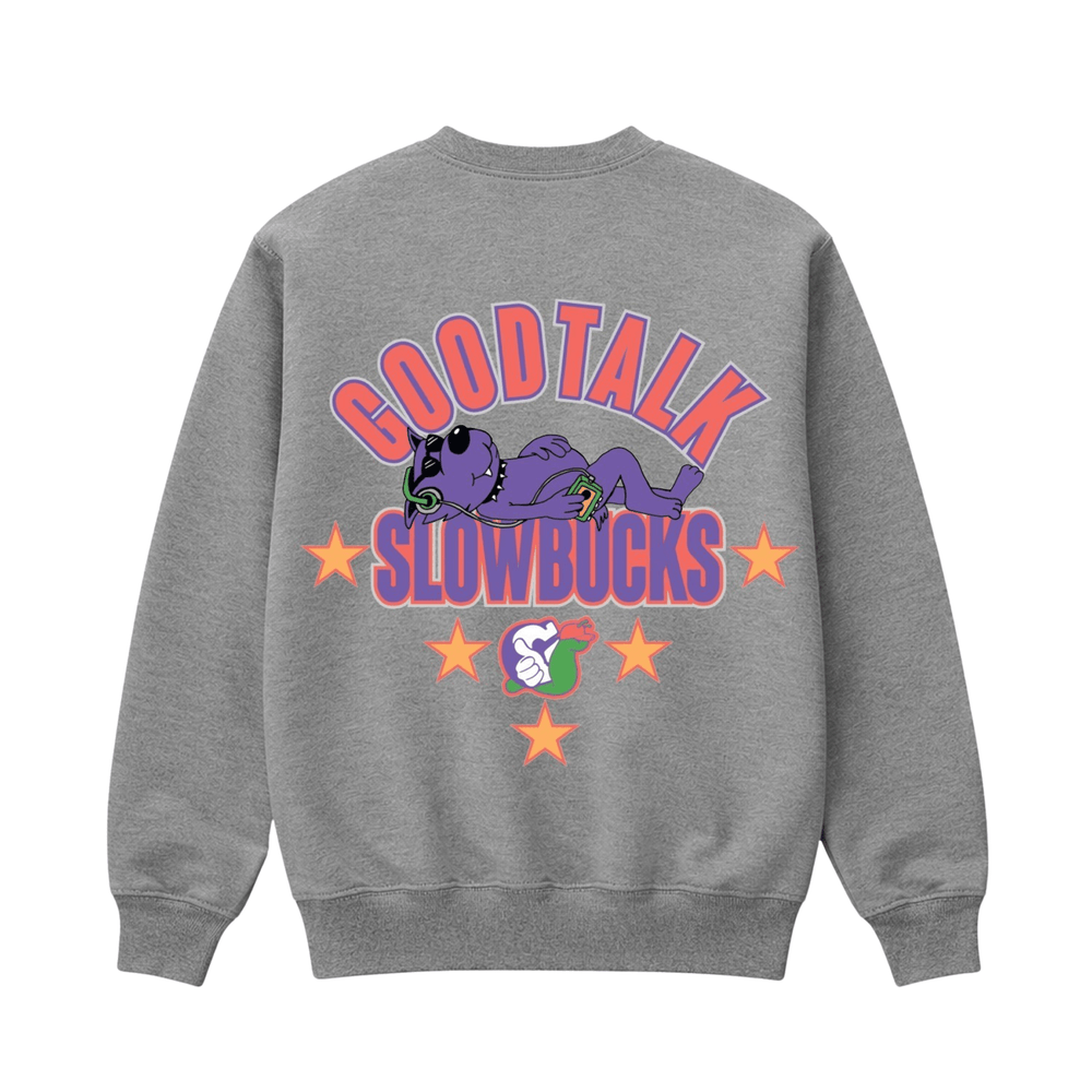 GoodTalk x SlowBucks Money Talks Crewneck - GoodTalk