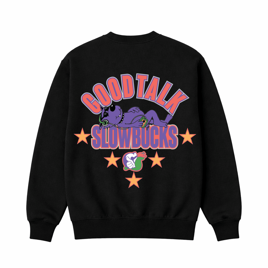 GoodTalk x SlowBucks Money Talks Crewneck - GoodTalk
