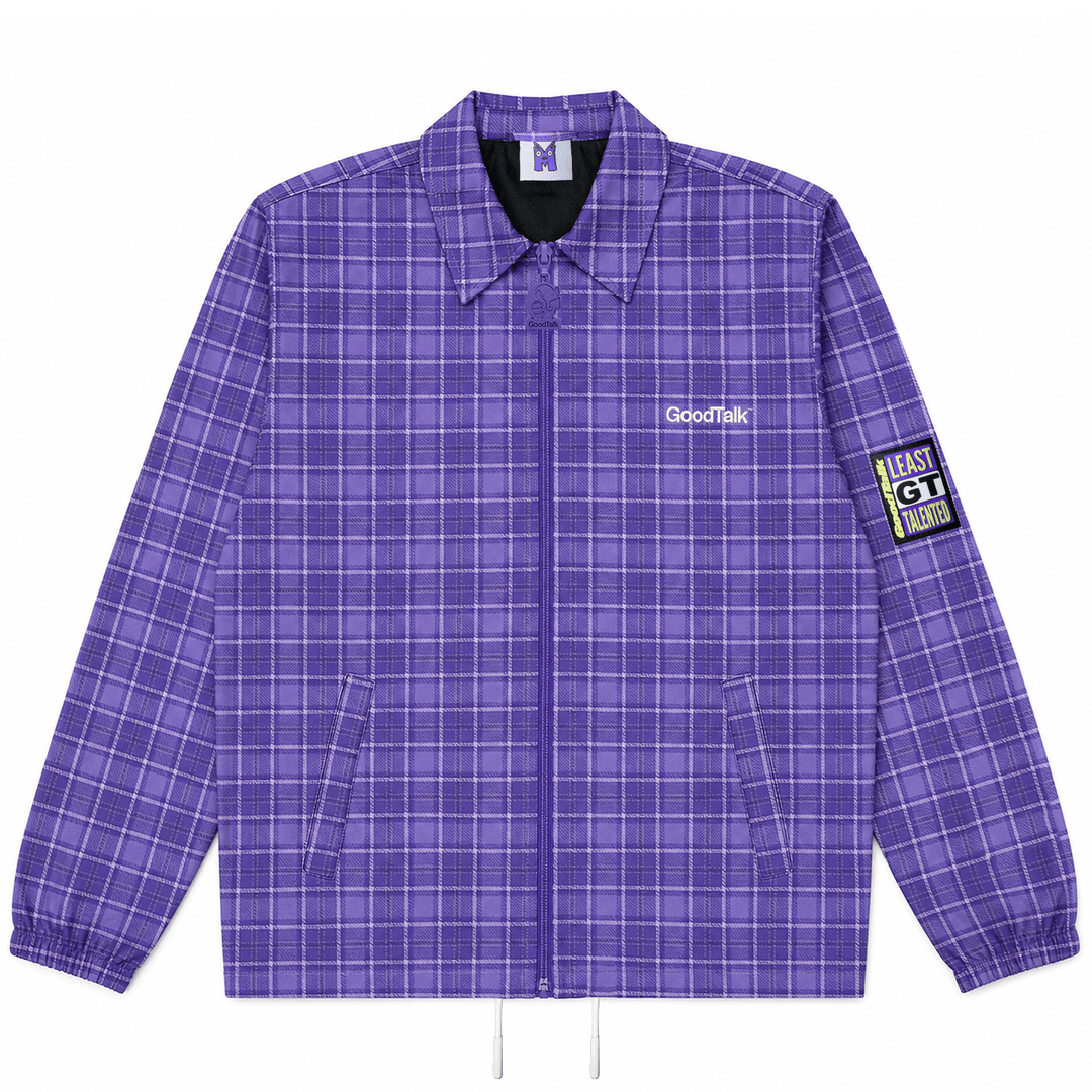 Plaid Coaches Jacket - GoodTalk