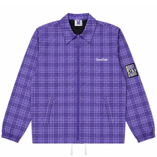 Plaid Coaches Jacket - GoodTalk