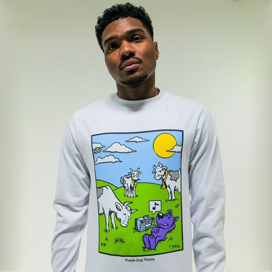 Purple Dog Long Sleeve Tee - GoodTalk