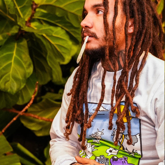 Purple Dog Long Sleeve Tee - GoodTalk