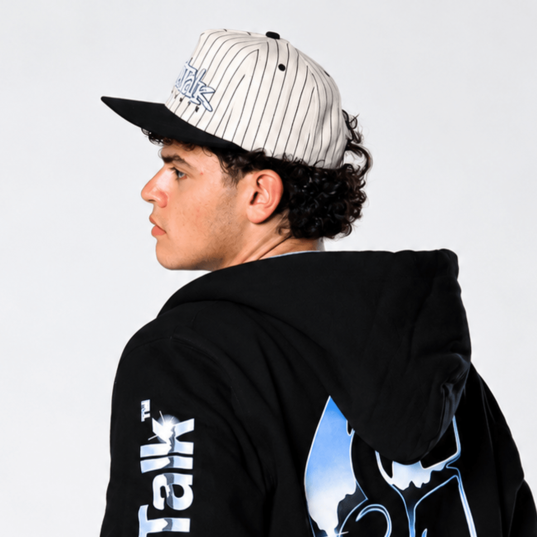 The Darryl Pinstripe Snapback Cap - GoodTalk