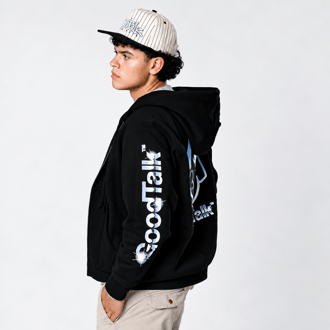 The Freddie Zip Logo Hoodie - GoodTalk
